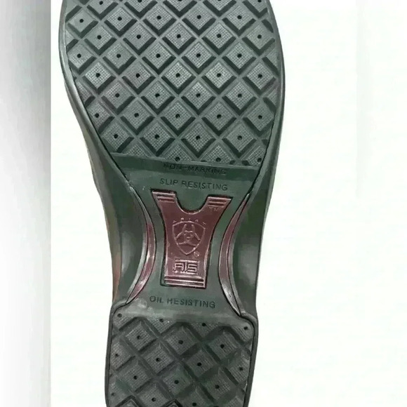 Ariat Expert Clog Composite Toe Size 6B Black Leather Slip Resistant Work ESD - Picture 5 of 7